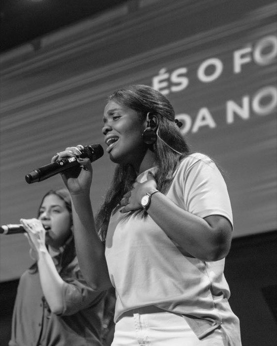 Vocais no louvor